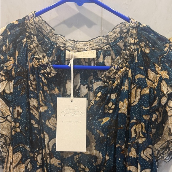 Ulla Johnson Emine Midi Dress Moonlight - Picture 3 of 6